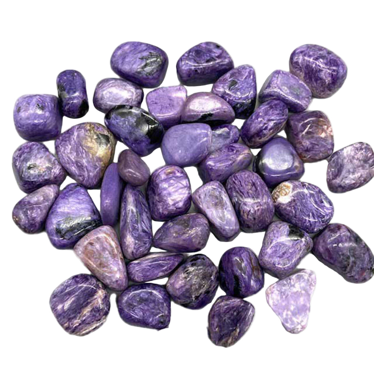 Charoite Tumbled Stones - 1 pound crystal by Sophie's Attic