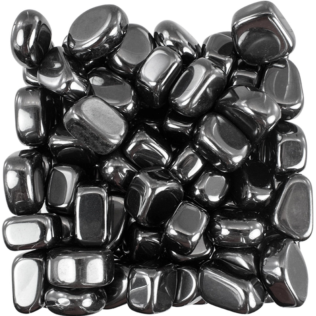 Hematite Magnetic Tumbled Stones - 1 pound mineral by Sophie's Attic