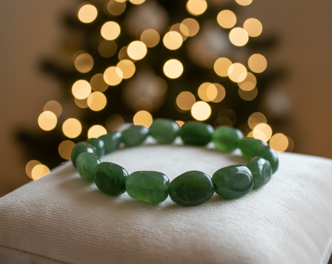 Jade Nephrite Nugget Bracelet jewelry Sophie's Attic