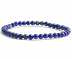 Lapis Natural Stone Bracelet 4mm - Friendship jewelry Sophie's Attic