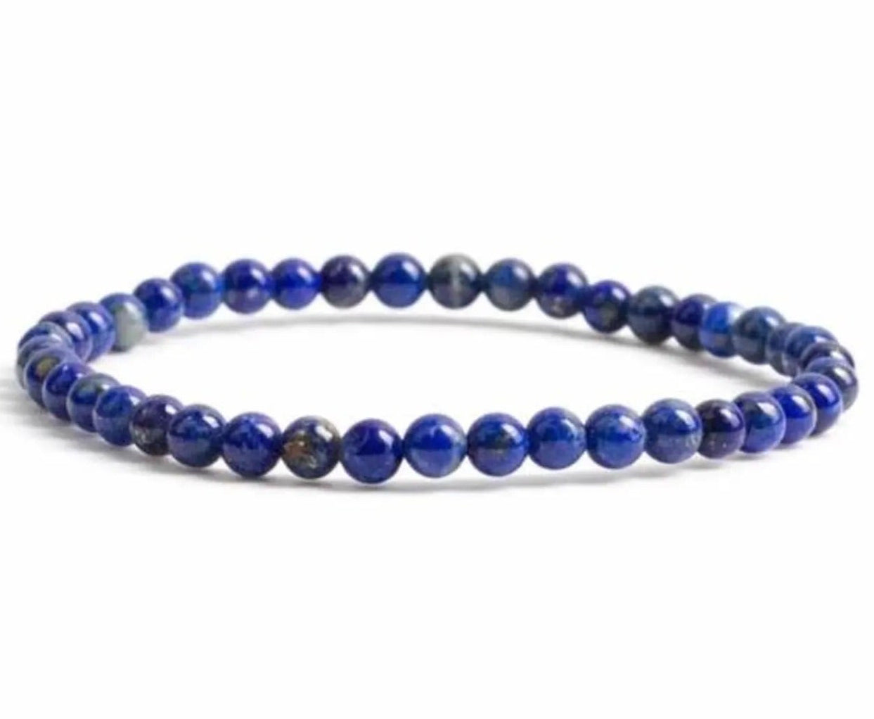 Lapis Natural Stone Bracelet 4mm - Friendship jewelry Sophie's Attic