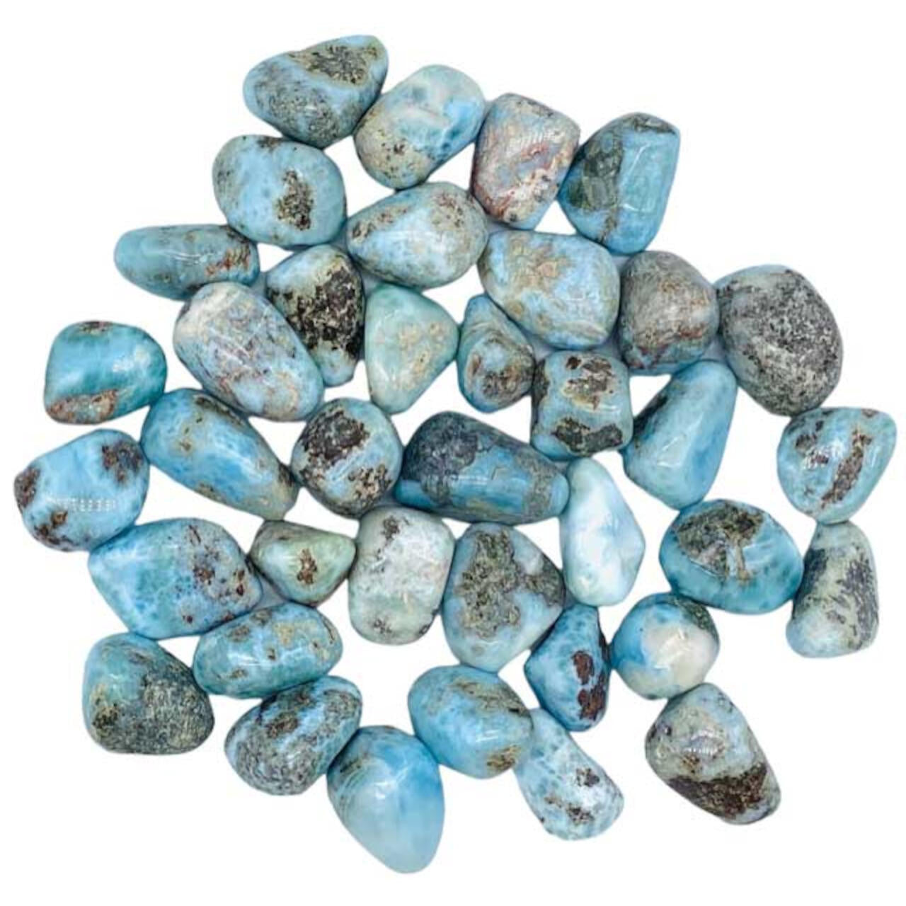 Larimar Tumbled Stones - 1 pound crystal by Sophie's Attic