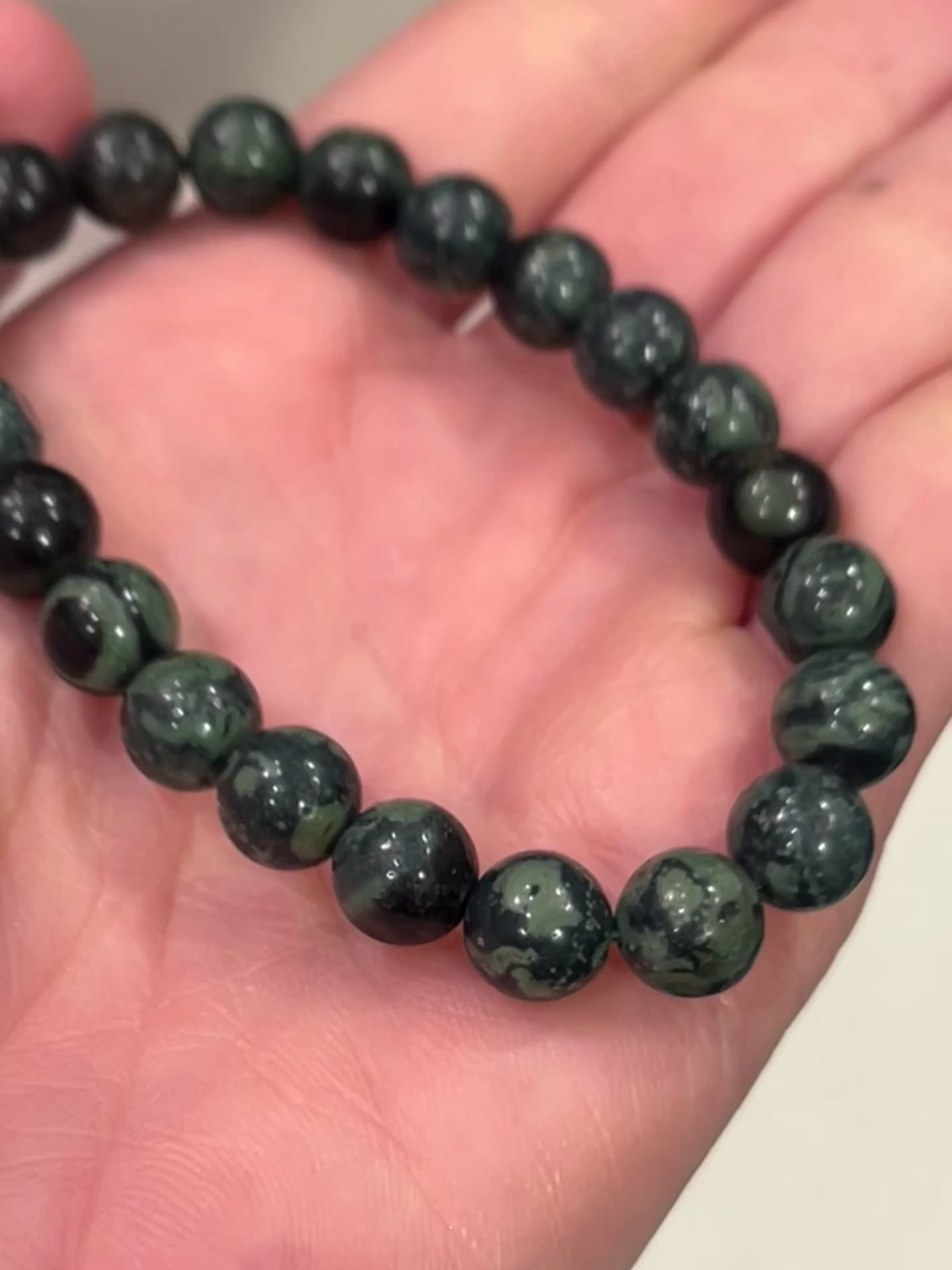 Kambaba Jasper Beaded Bracelet - 8mm