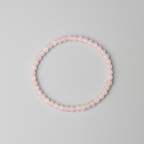 Rose Quartz Natural Stone Bracelet 4mm jewelry Sophie's Attic
