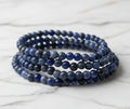 Sodalite 4mm Beaded Bracelet - Intuition, Creativity & Calm Communication jewelry Sophie's Attic