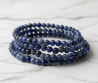 Sodalite Bracelet - 4mm jewelry Sophie's Attic