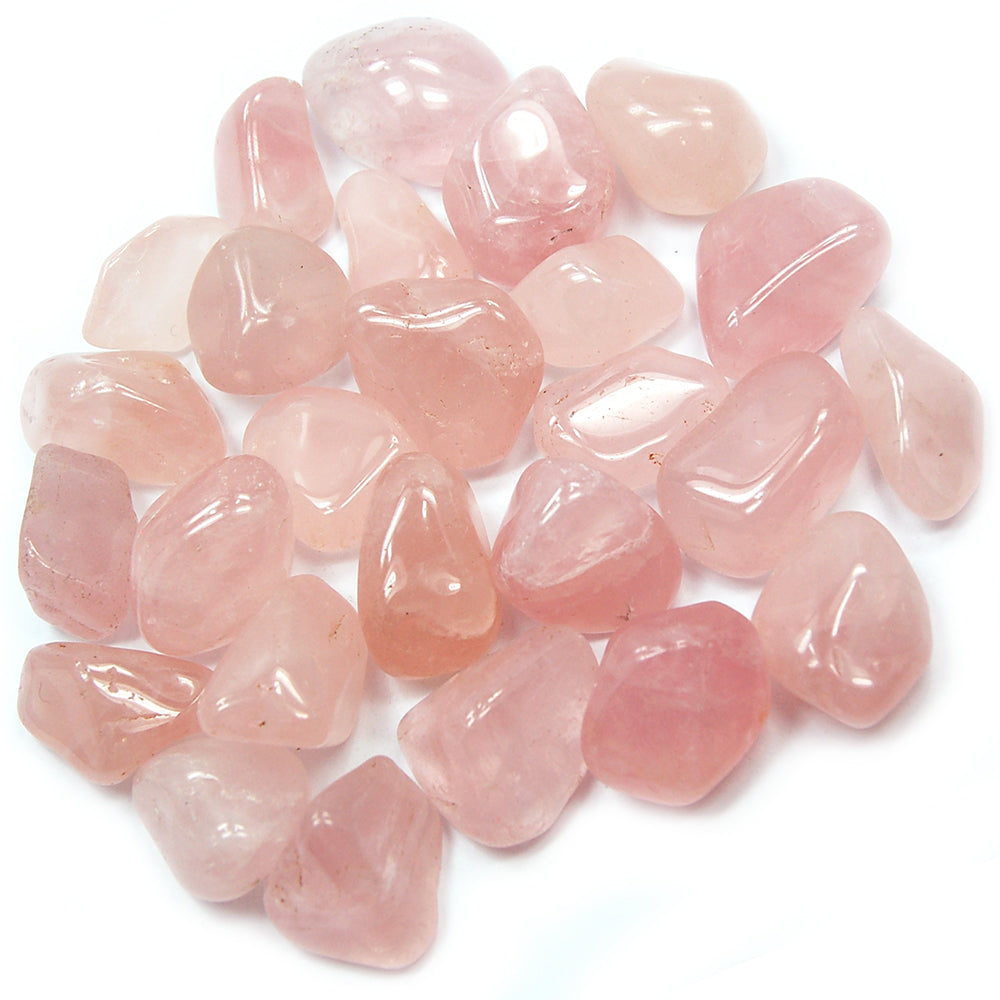 Rose Quartz Tumbled Stones - 1 pound crystal by Sophie's Attic